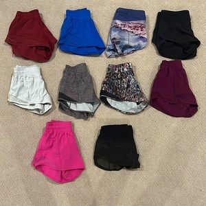 Lululemon Hotty-Hot and Speed Up Shorts